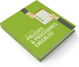 Law Firm Policies and Procedures book cover