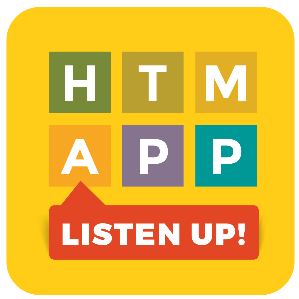 htm app listen up logo